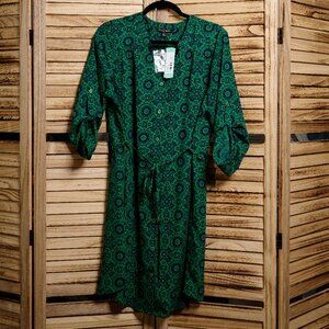 NWT Green 41 Hawthorn Cristen Shirt Dress - Size L
